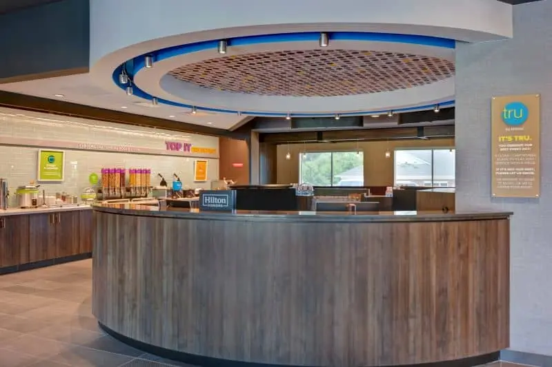 hotel lobby